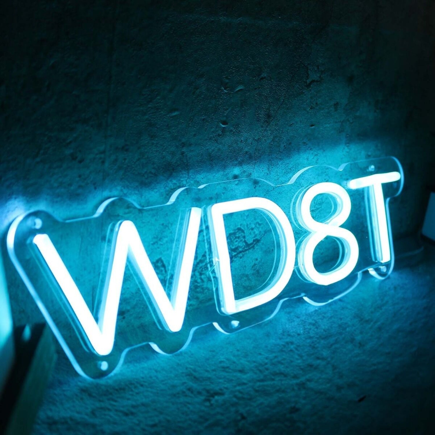 Wd8t Blue Led Neon Sign - Shineneon