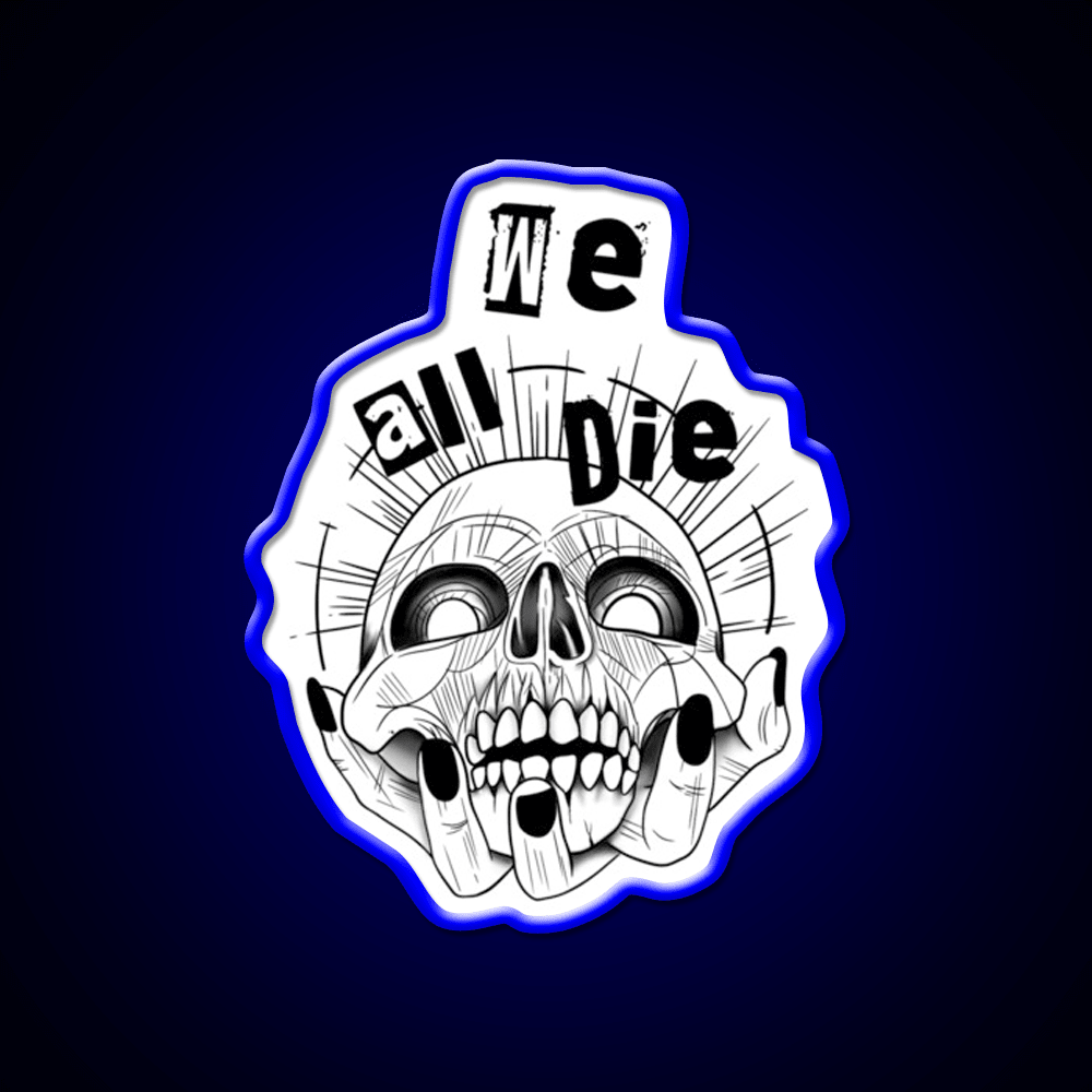 We All Die Nail Salon Led Neon Sign Rgb Color - Shineneon