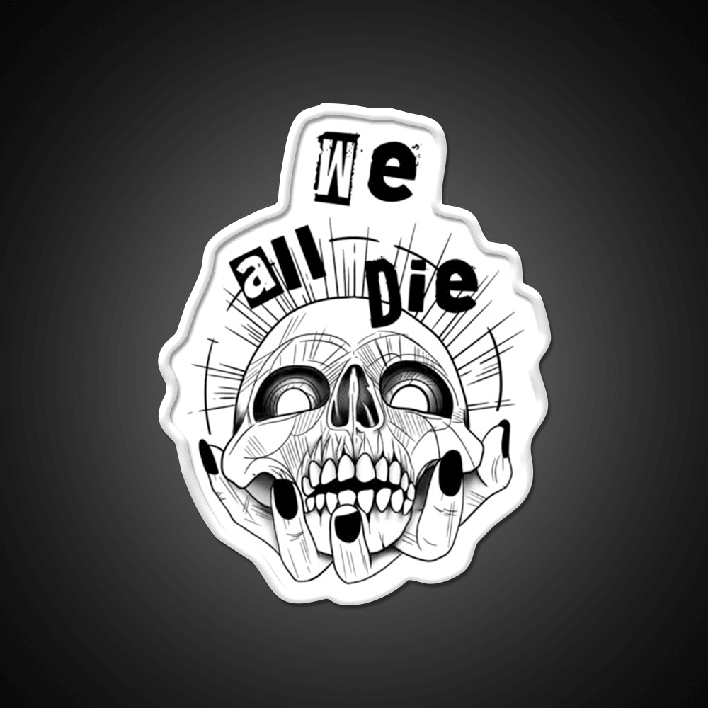 We All Die Nail Salon Led Neon Sign Rgb Color - Shineneon