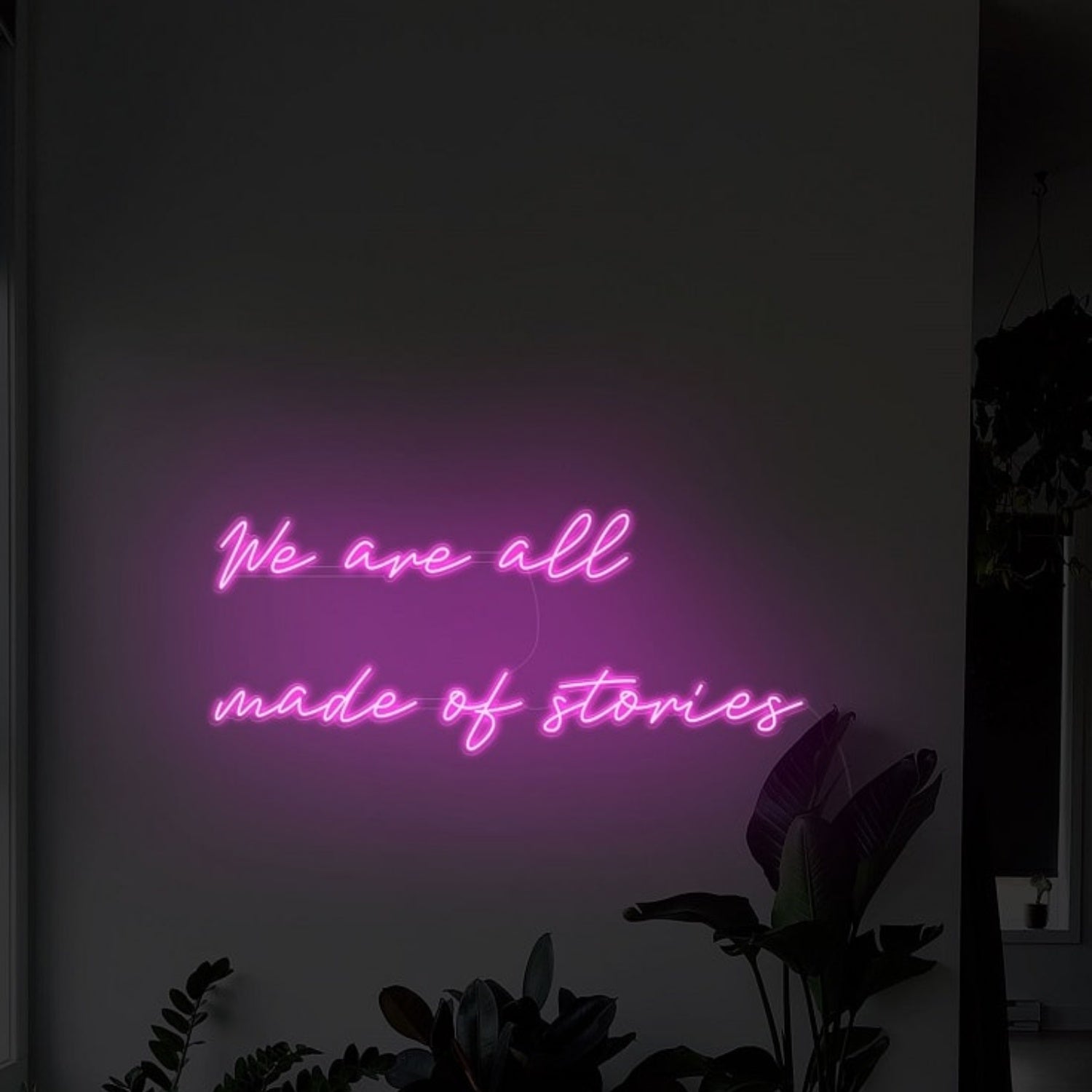 We Are All Made Of Stories Led Neon Sign Wall Art Wall Decor | Shineneon