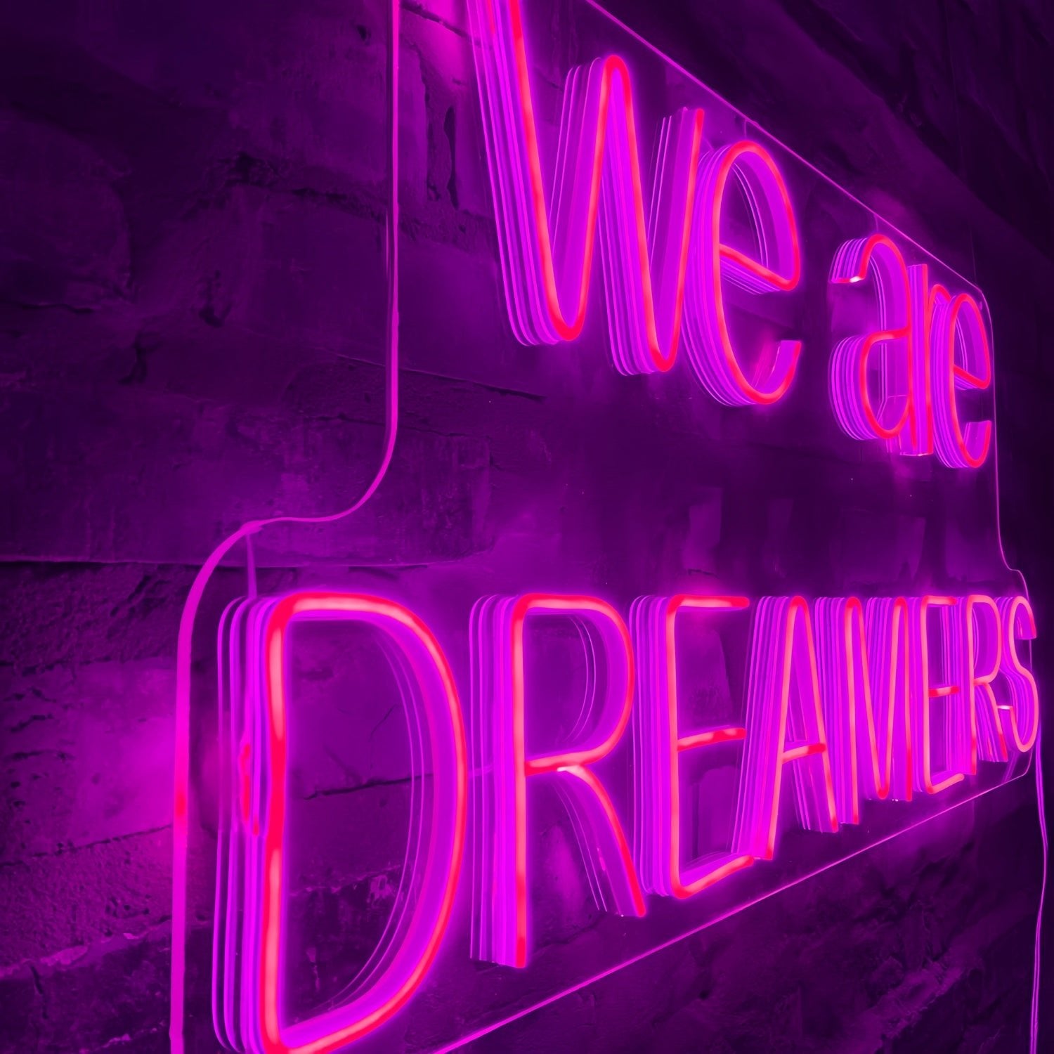 We Are Dreamers Led Neon Sign Let Your Dreams Light The Way - Shineneon
