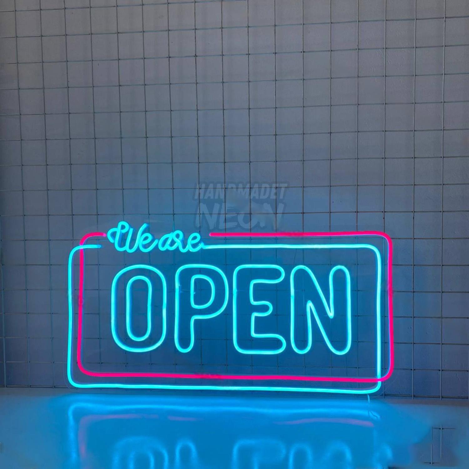 We Are Open Led Neon Sign We Are Open Led Neon Sign | Shineneon
