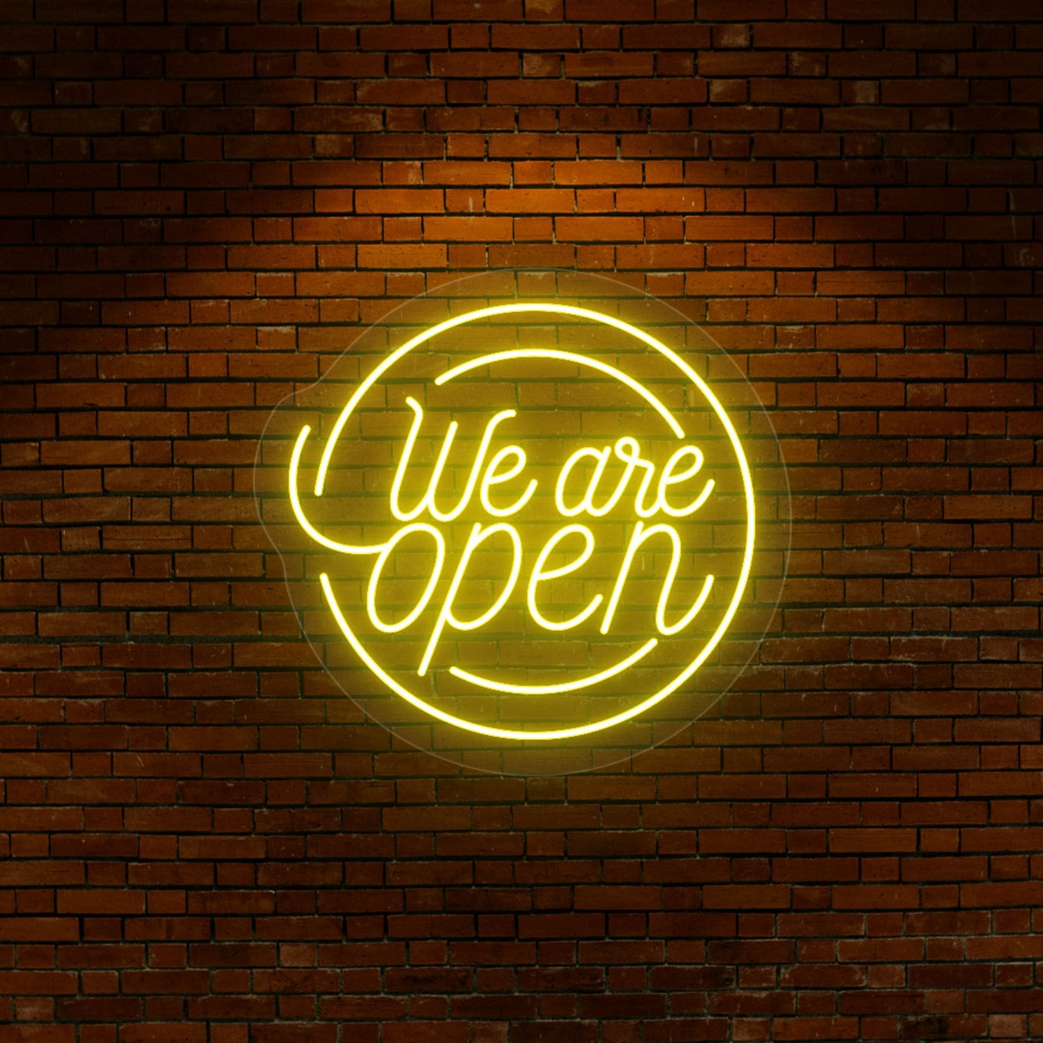 We Are Open Round Led Neon Sign | Shineneon