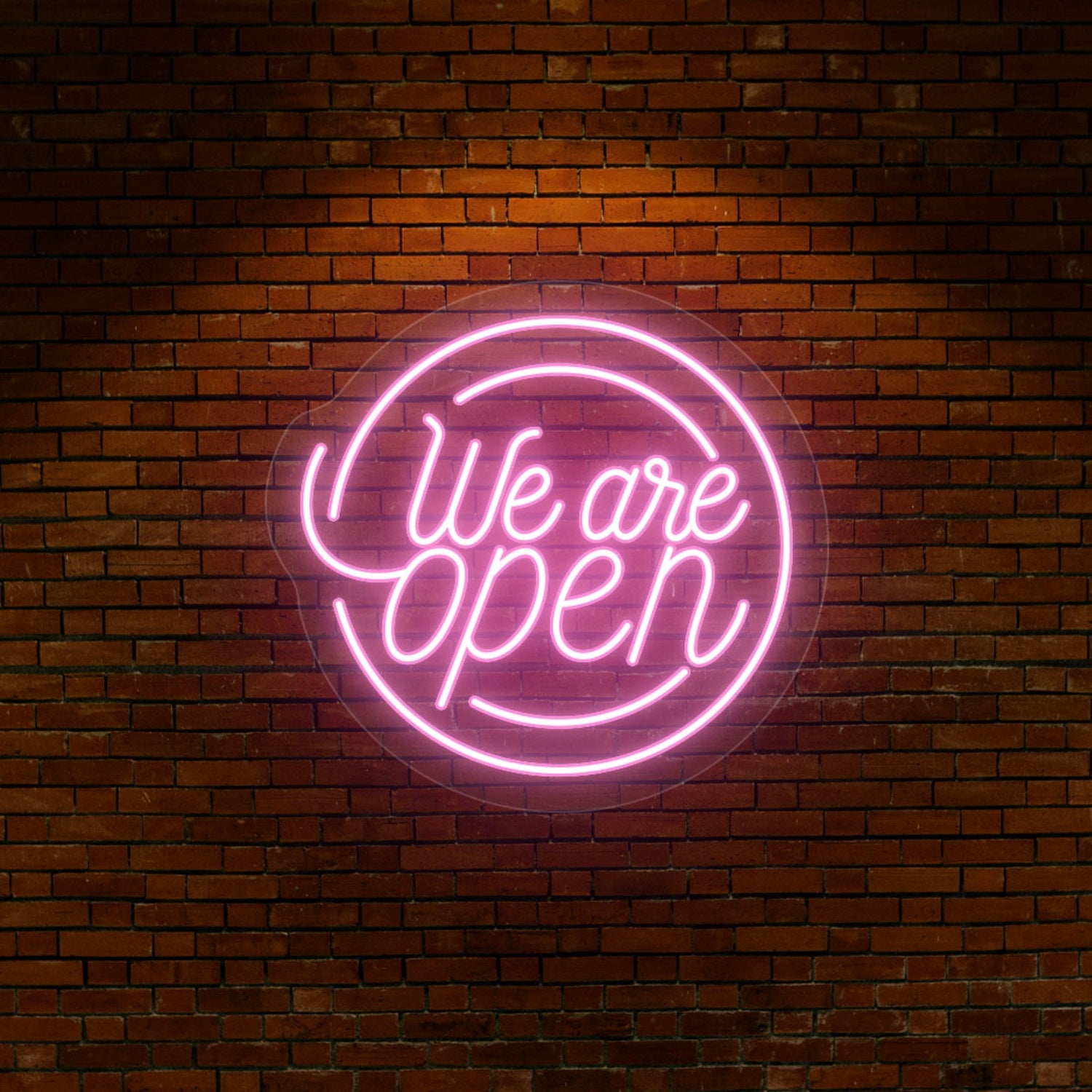 We Are Open Round Led Neon Sign | Shineneon