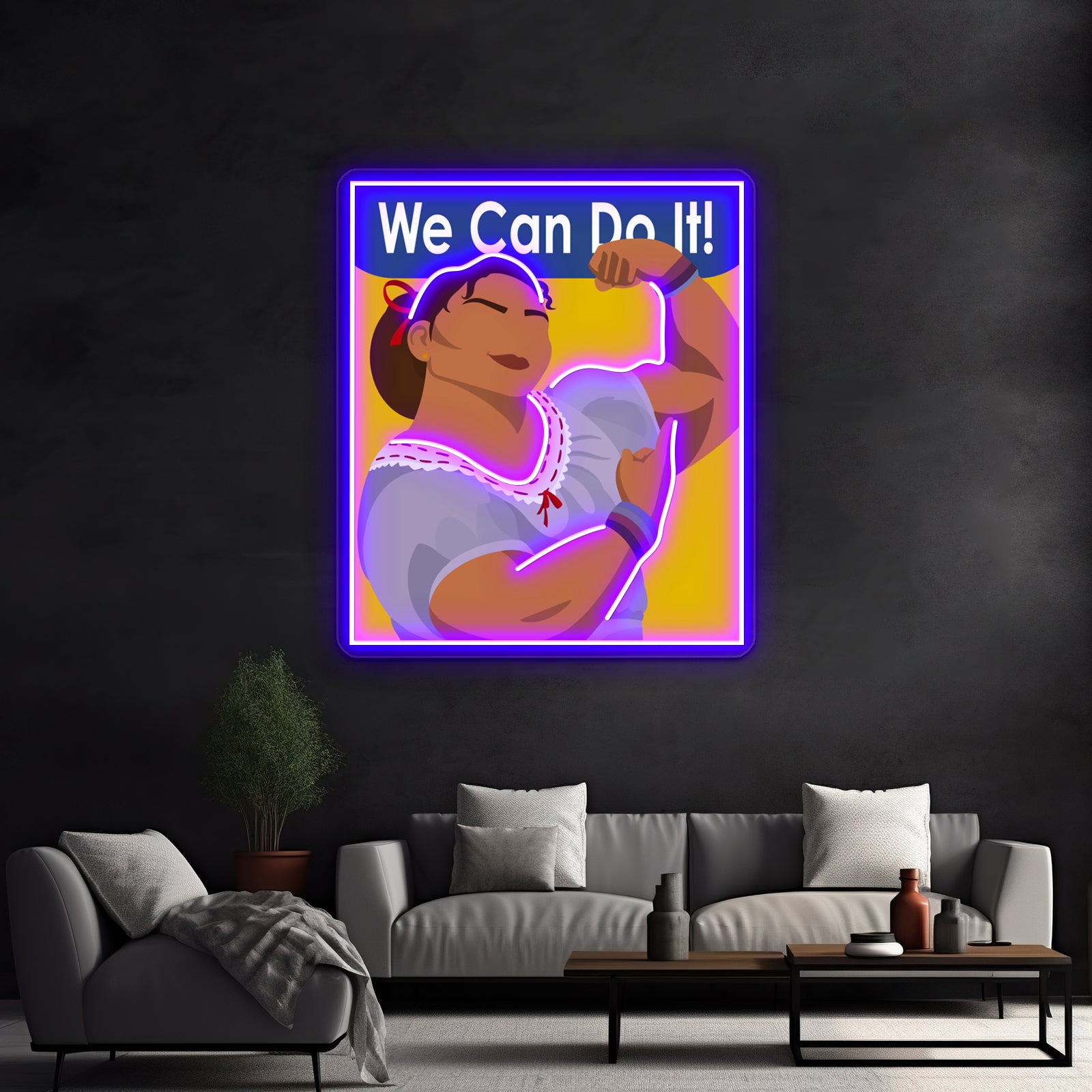 We Can Do It Luisa Artwork Neon Signs Custom | Shineneon