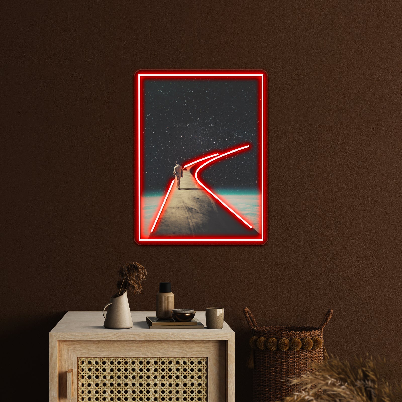 We Chose This Road My Dear Artwork Neon Signs Custom | Shineneon