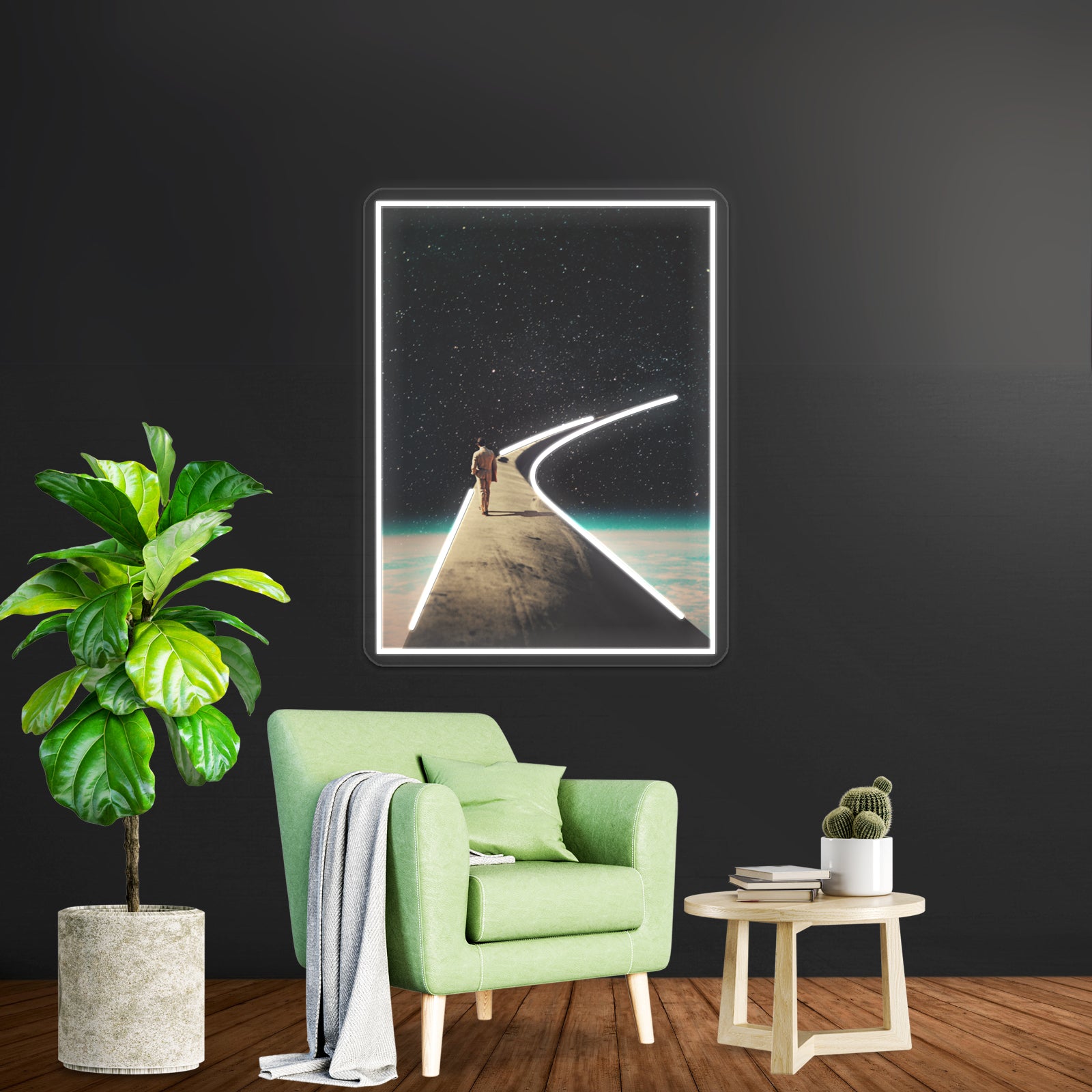 We Chose This Road My Dear Artwork Neon Signs Custom | Shineneon