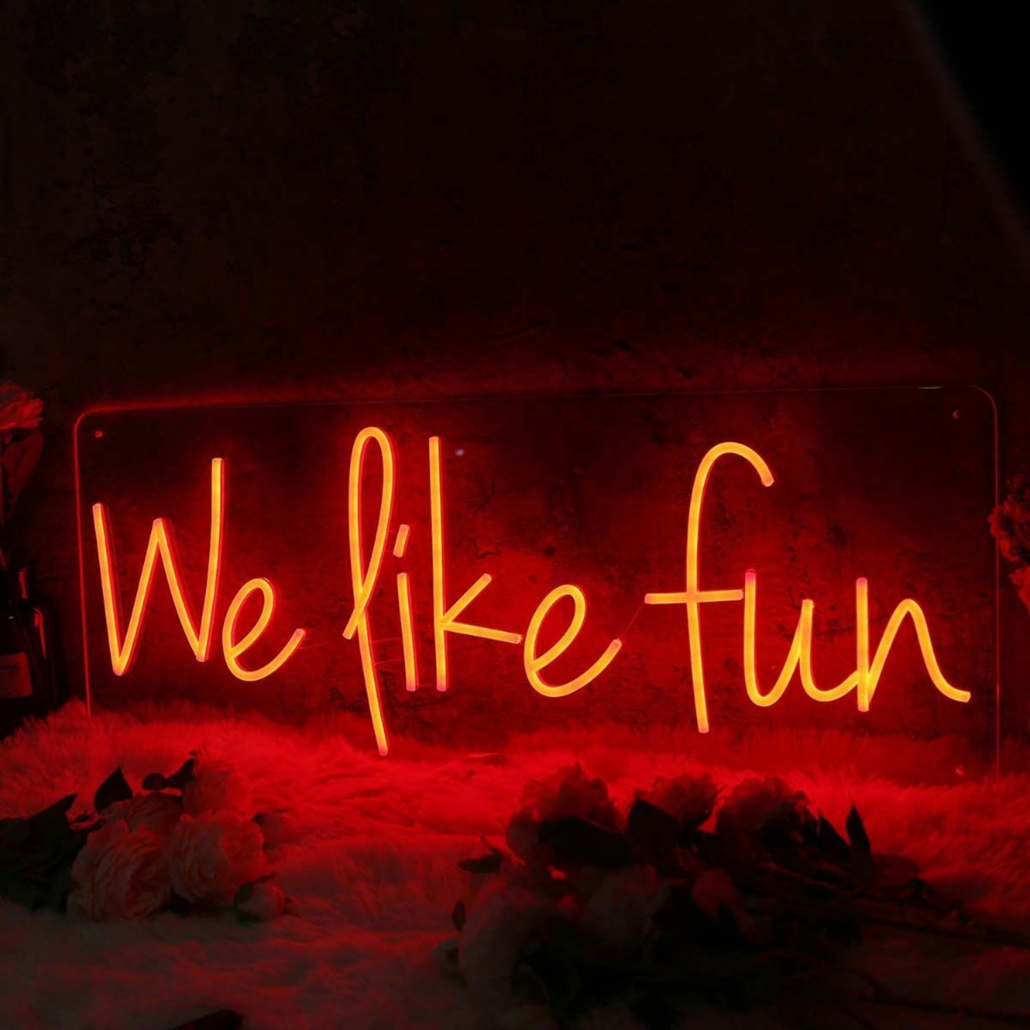 We Like Fun Red Led Neon Sign - Shineneon