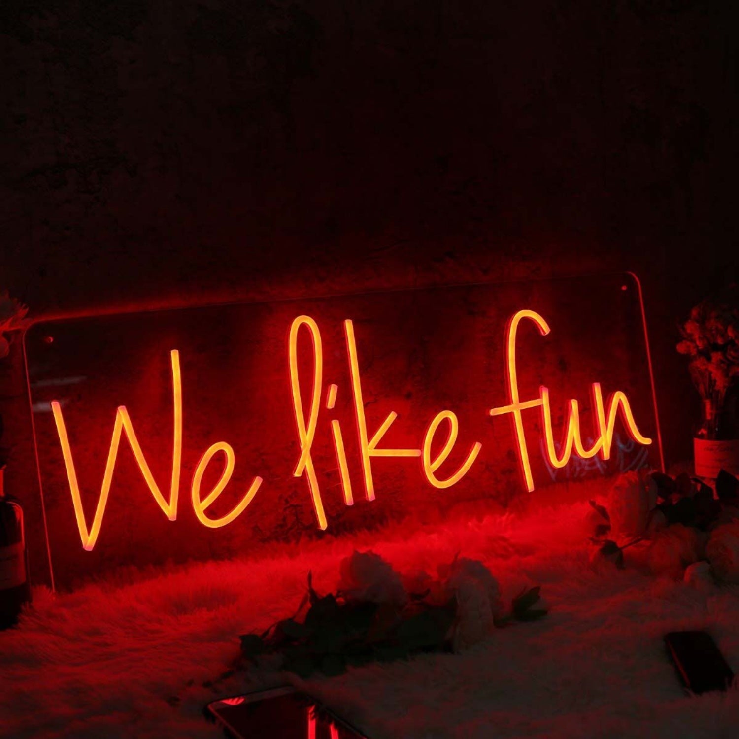 We Like Fun Red Led Neon Sign - Shineneon