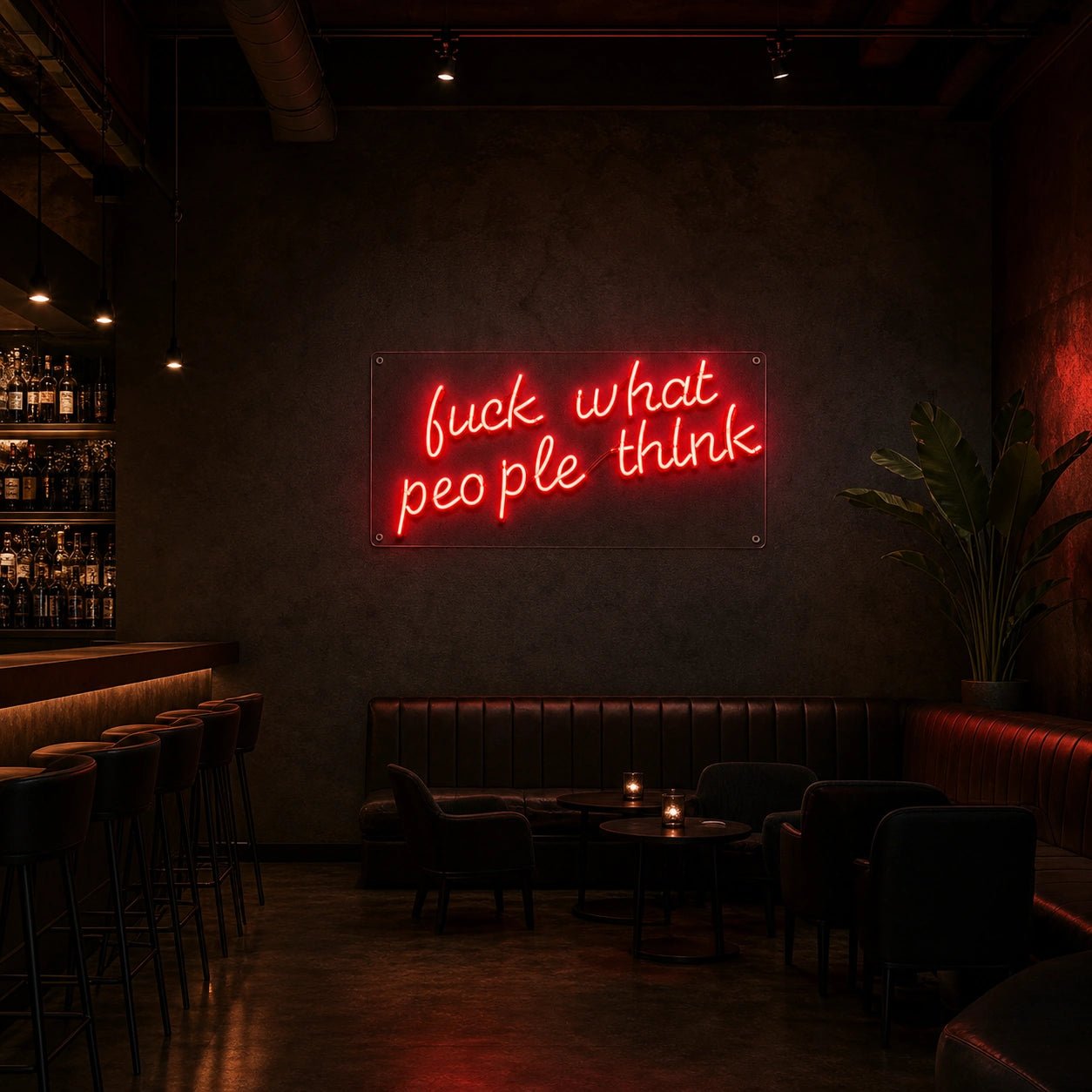 We Re What People Think LED Neon Sign - Shineneon