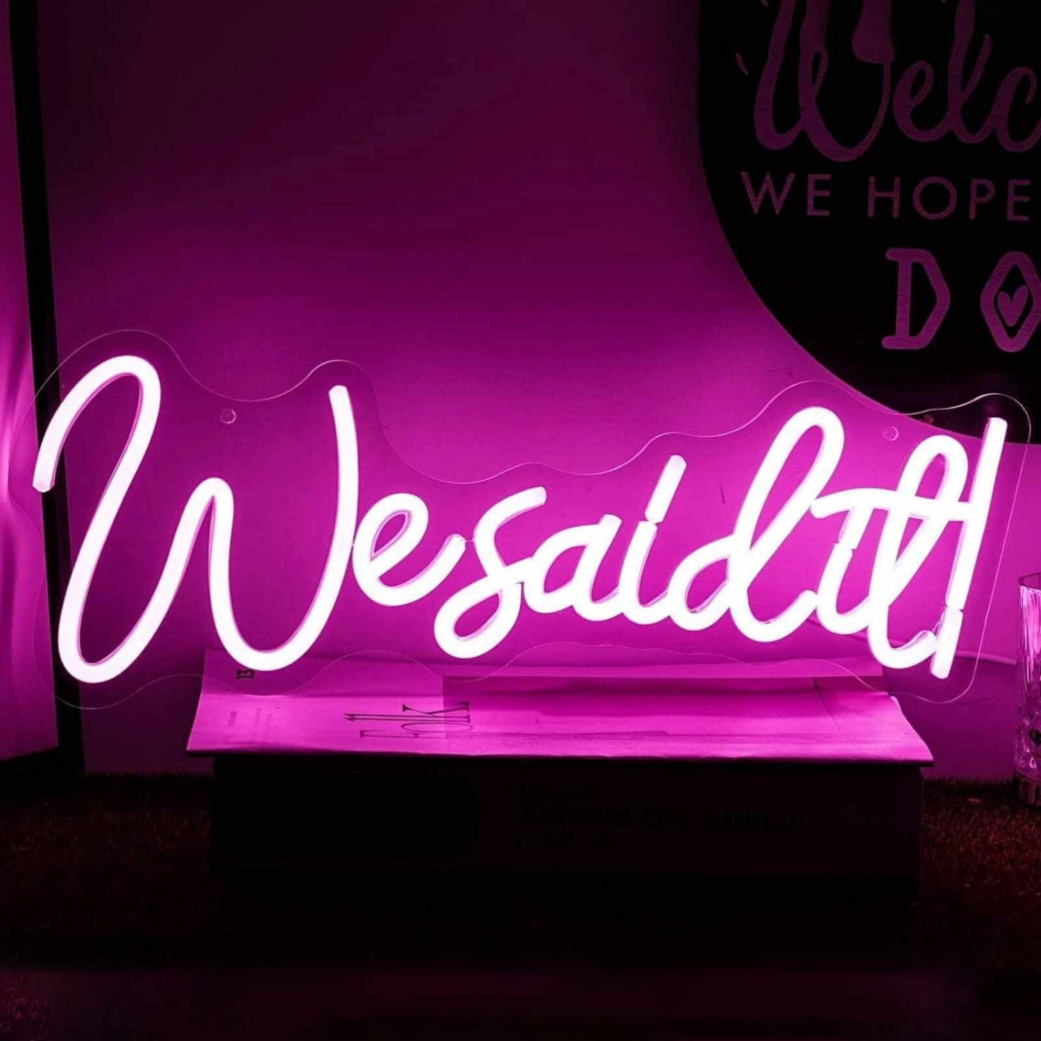 We Said It Neon Sign | Shineneon