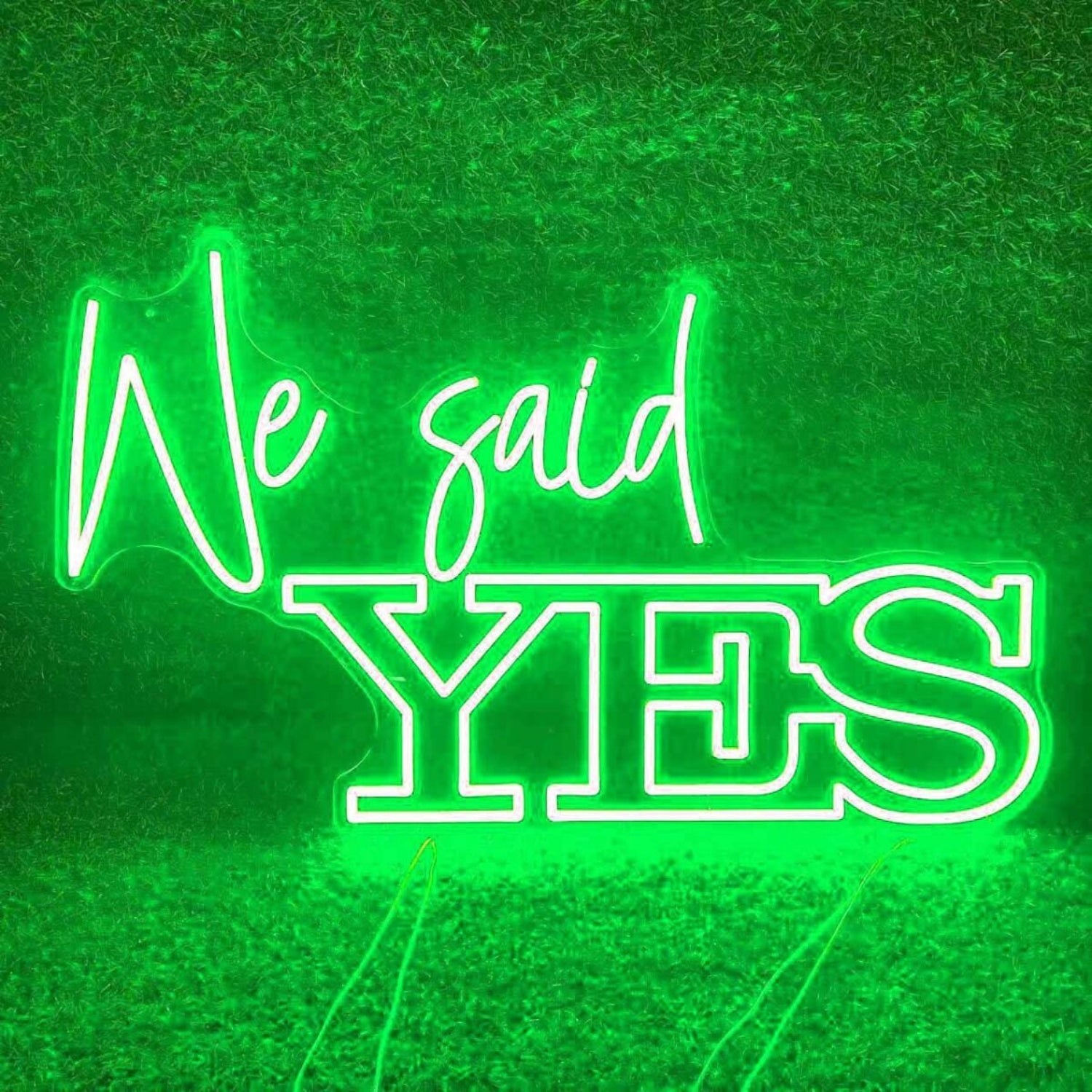We Said Yes Wedding Neon Sign | Shineneon