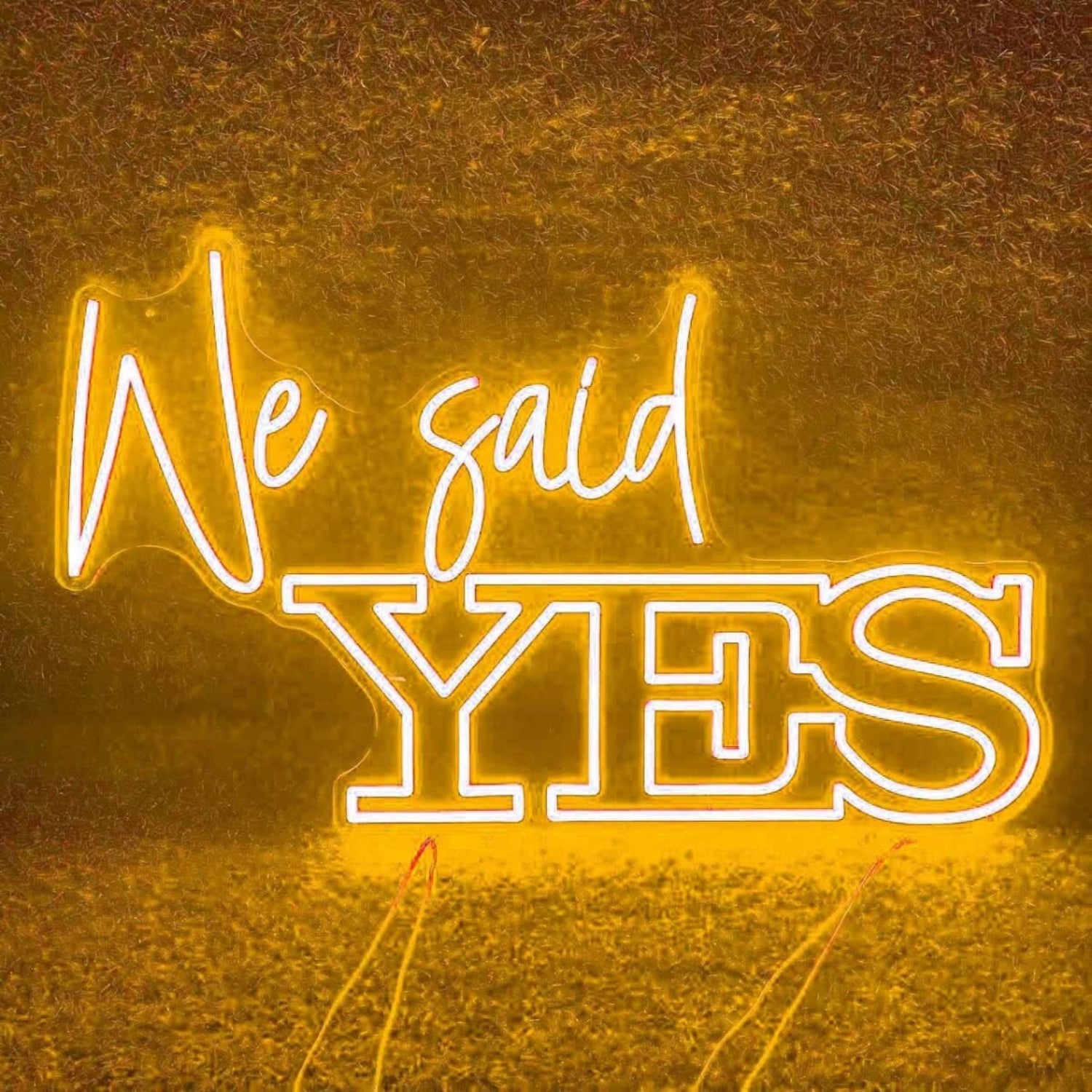 We Said Yes Wedding Neon Sign | Shineneon