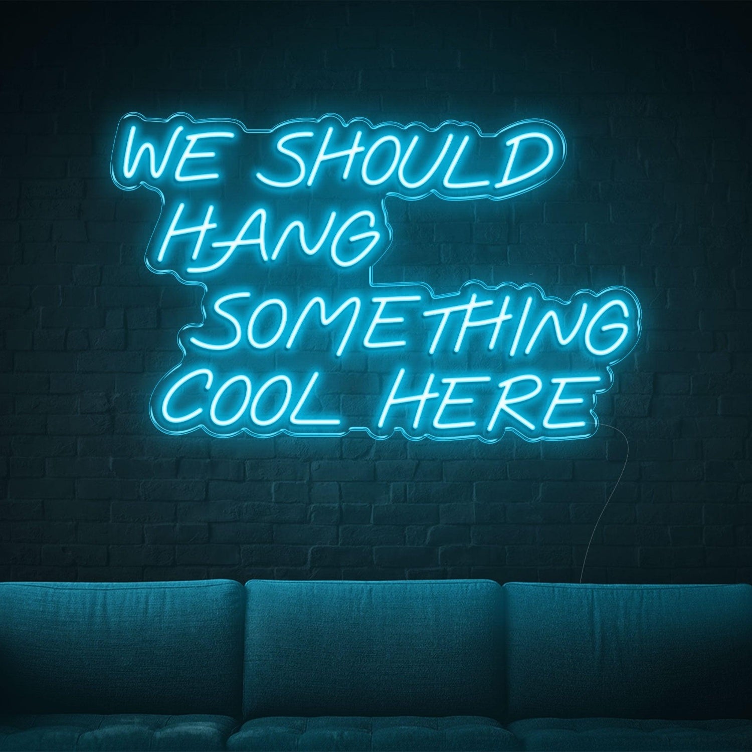 We Should Hang Something Cool Here Warm Yellow Led Neon Sign For Wall Decor | Shineneon