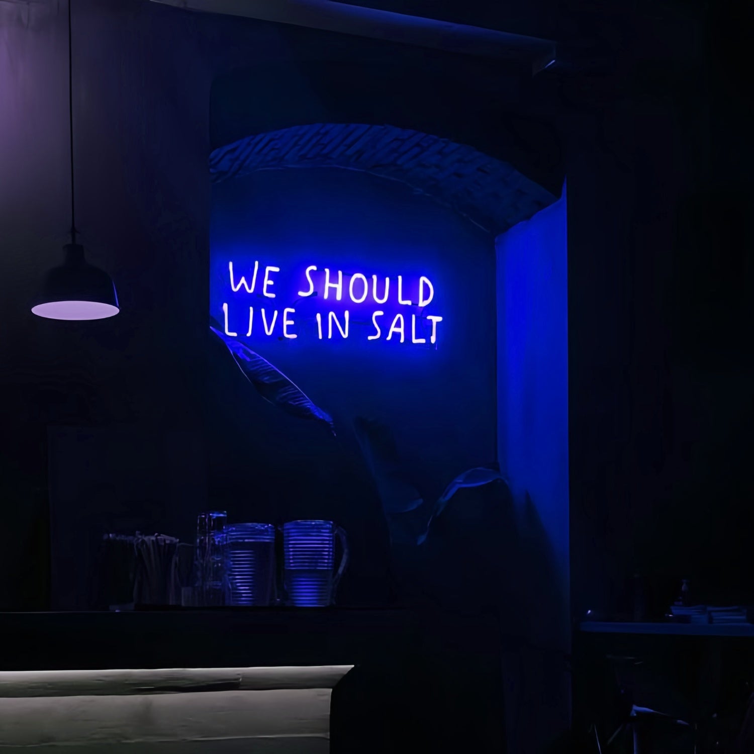 We Should Live In Salt Led Neon Sign Dive Into Adventure With Neon Salt | Shineneon