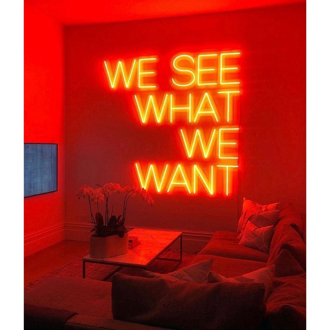 We What We Want Led Sign Business Neon Sign - Shineneon