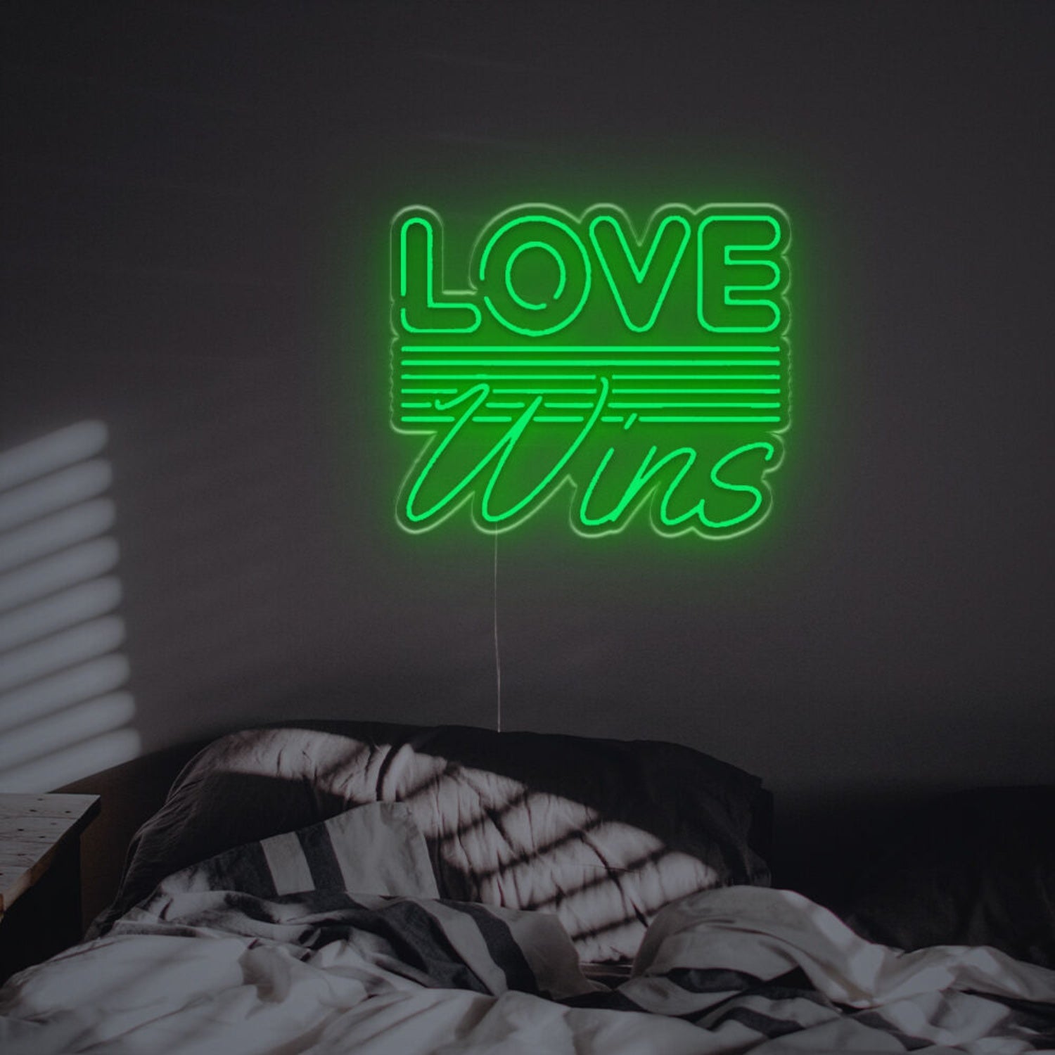 Wedding And Celebrate Equality With The Love Wins Led Neon Sign | Shineneon
