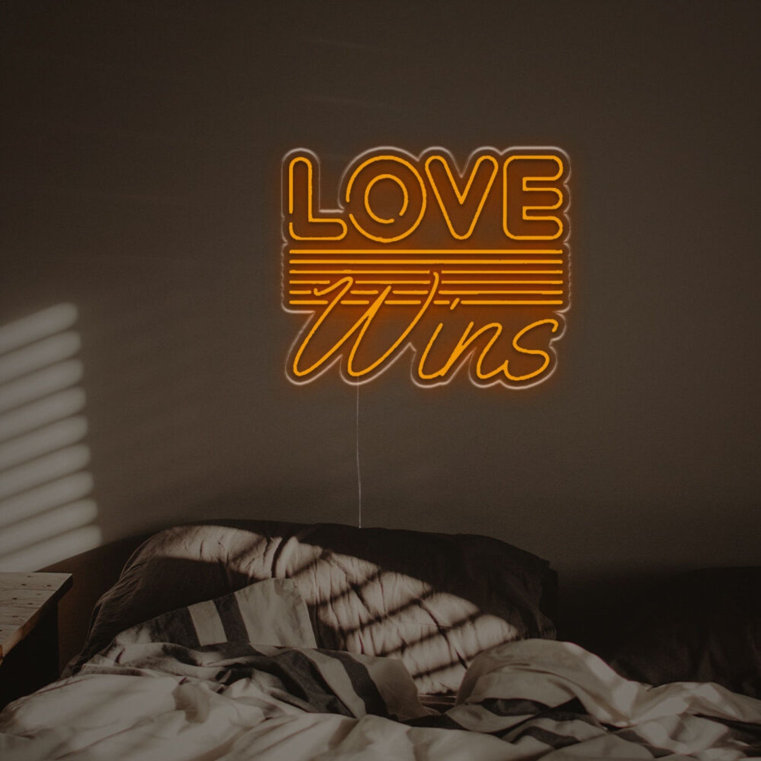 Wedding And Celebrate Equality With The Love Wins Led Neon Sign | Shineneon