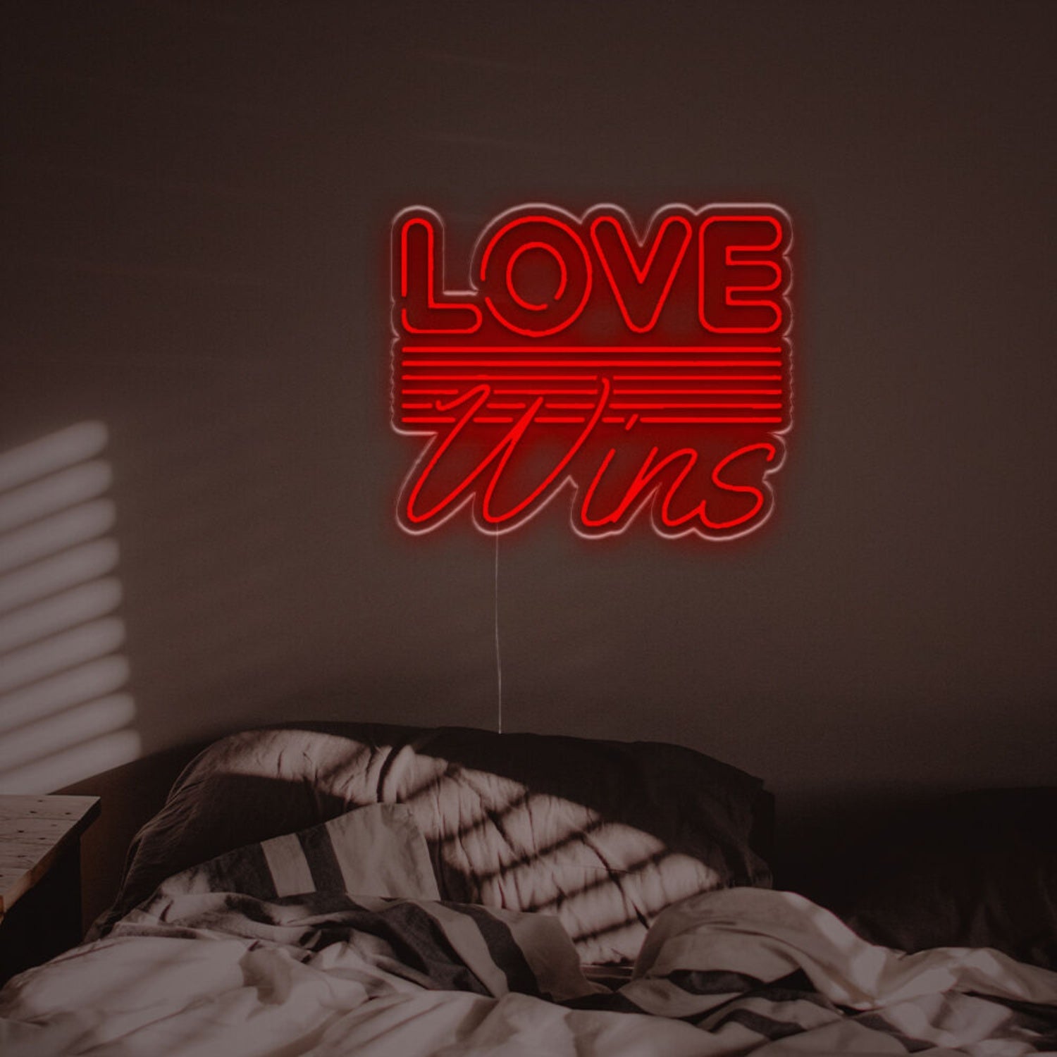 Wedding And Celebrate Equality With The Love Wins Led Neon Sign | Shineneon