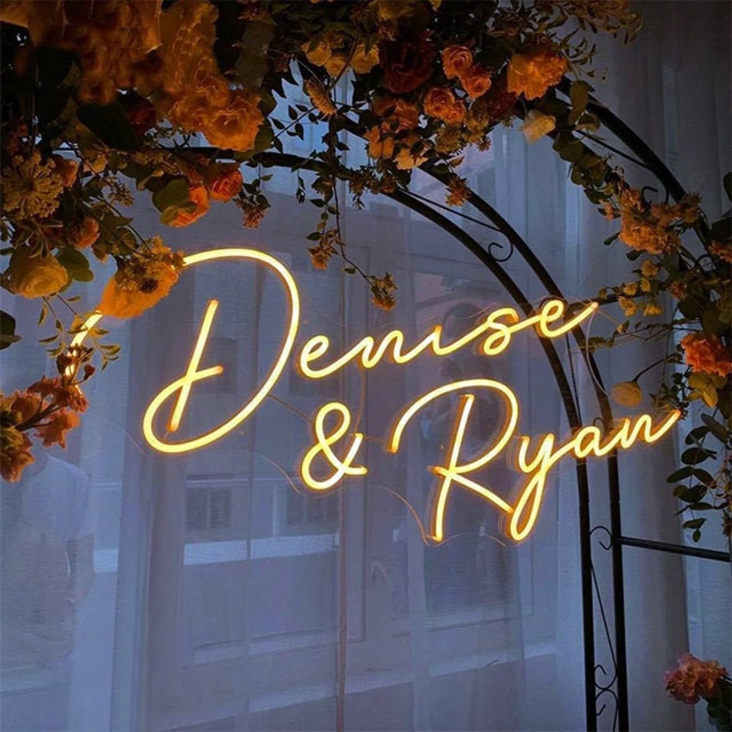 Wedding Led Neon Sign With Your First Names Two Lines | Shineneon