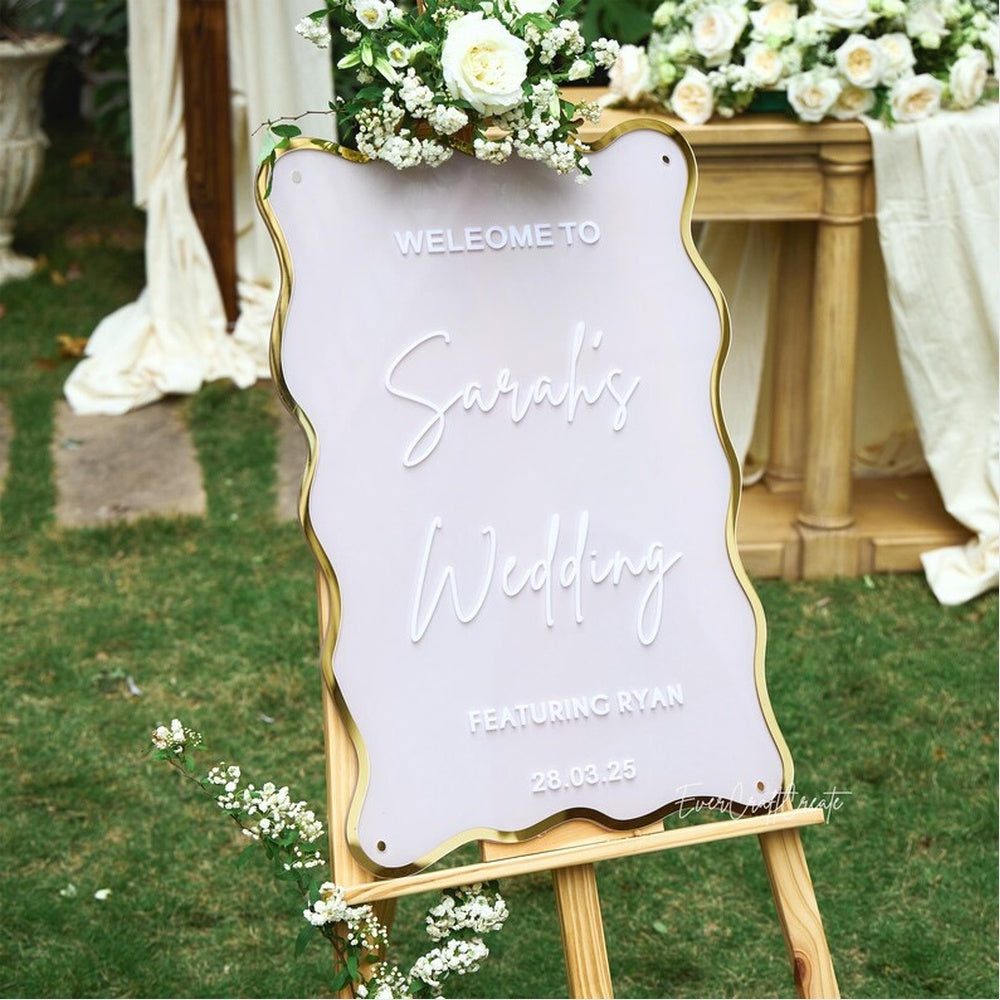 Wedding Signage Acrylic Business Logo Sign