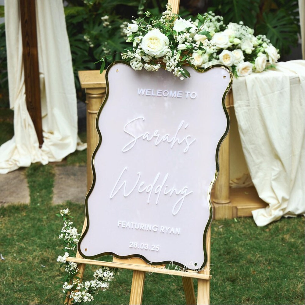 Wedding Signage Acrylic Business Logo Sign