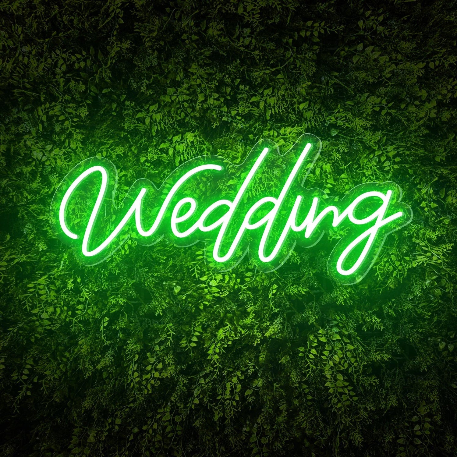 Wedding White Led Neon Sign For Greenery Wall Backdrop | Shineneon