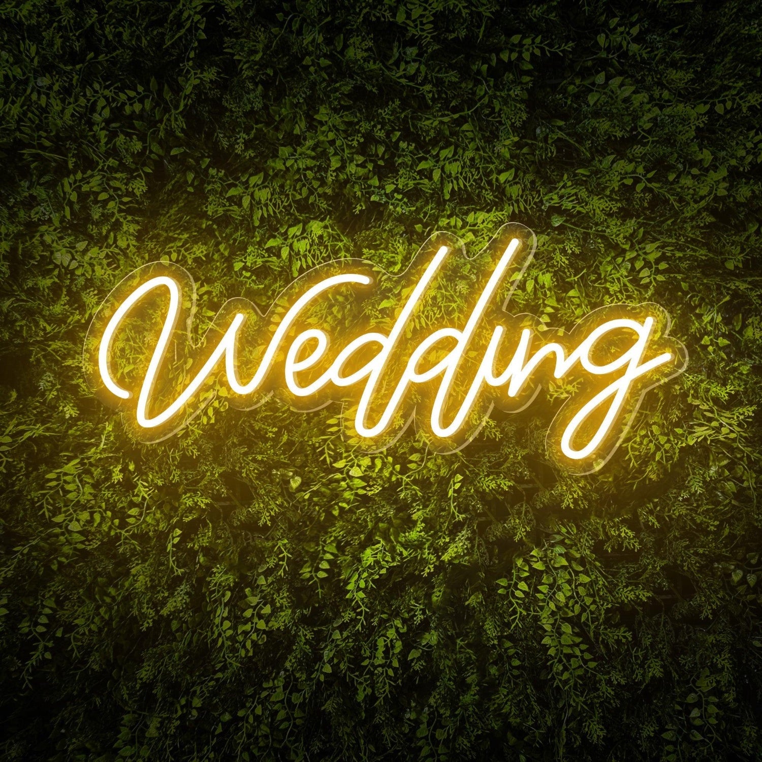 Wedding White Led Neon Sign For Greenery Wall Backdrop | Shineneon