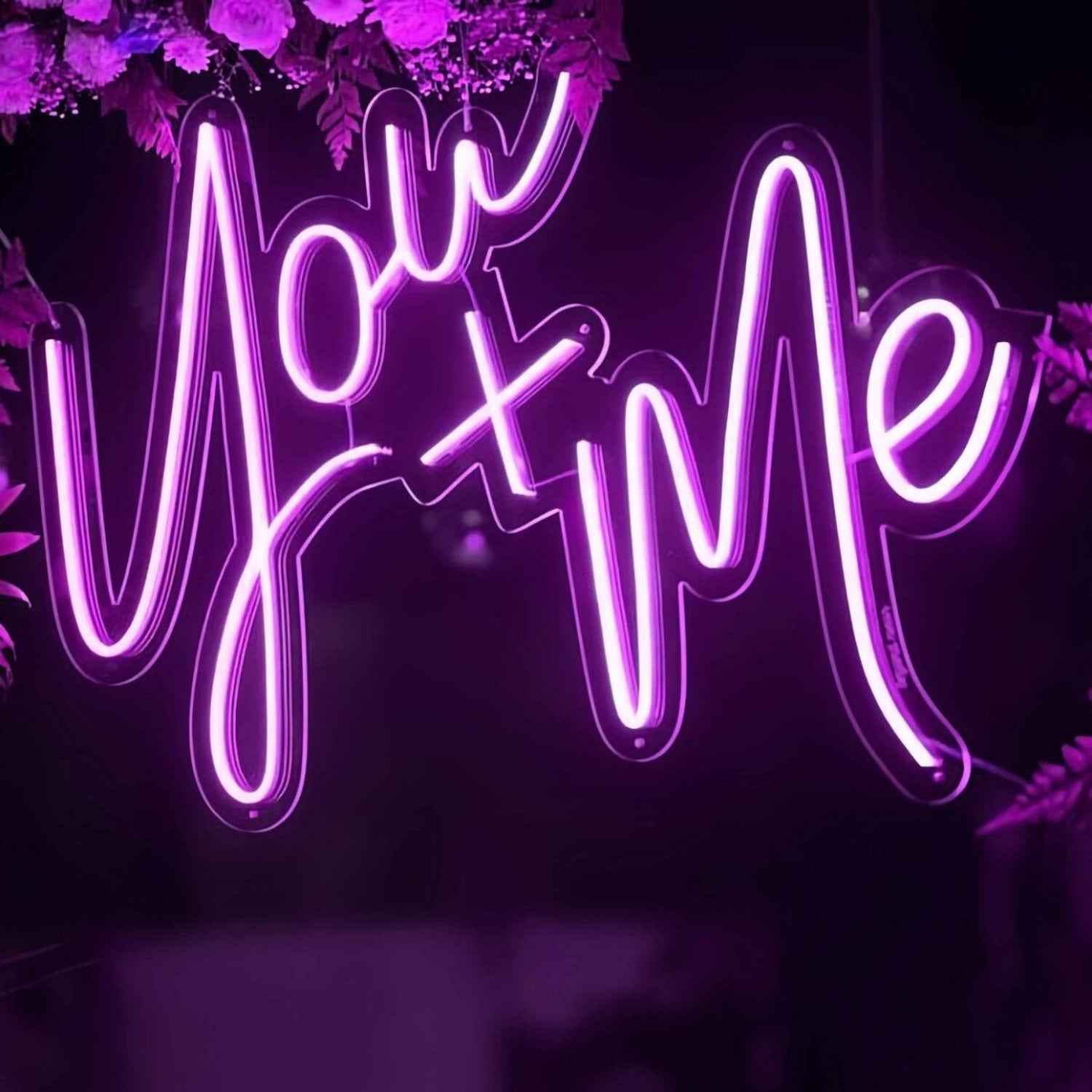 Wedding You And Me Neon Sign For Reception | Shineneon