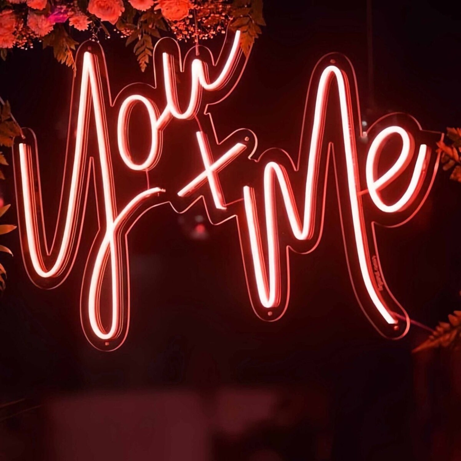 Wedding You And Me Neon Sign For Reception | Shineneon