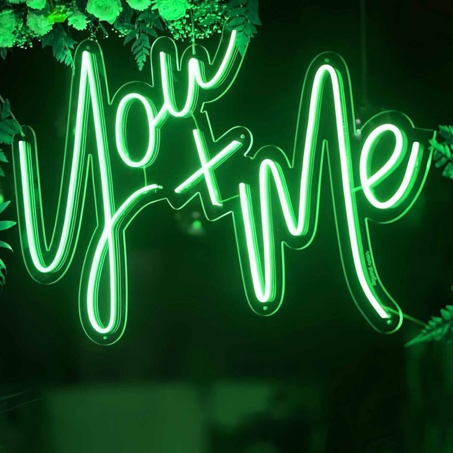 Wedding You And Me Neon Sign For Reception | Shineneon