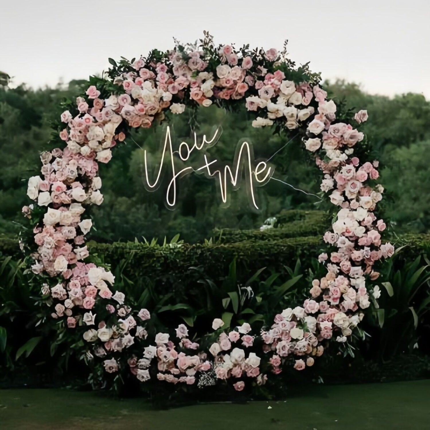 Wedding You And Me Neon Sign For Reception | Shineneon