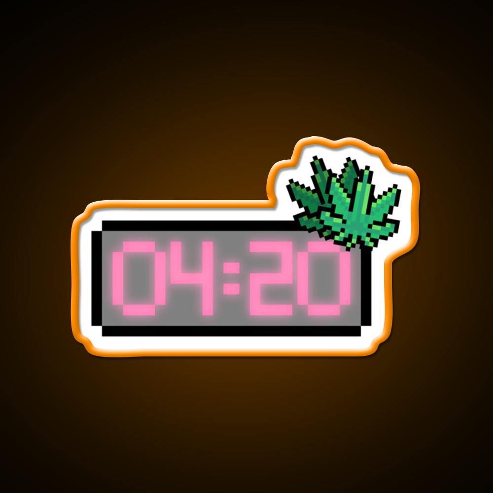 Weed Appointment Hemp Inspired Green Leaf Led Neon Sign Rgb Color - LED neon sign view 6