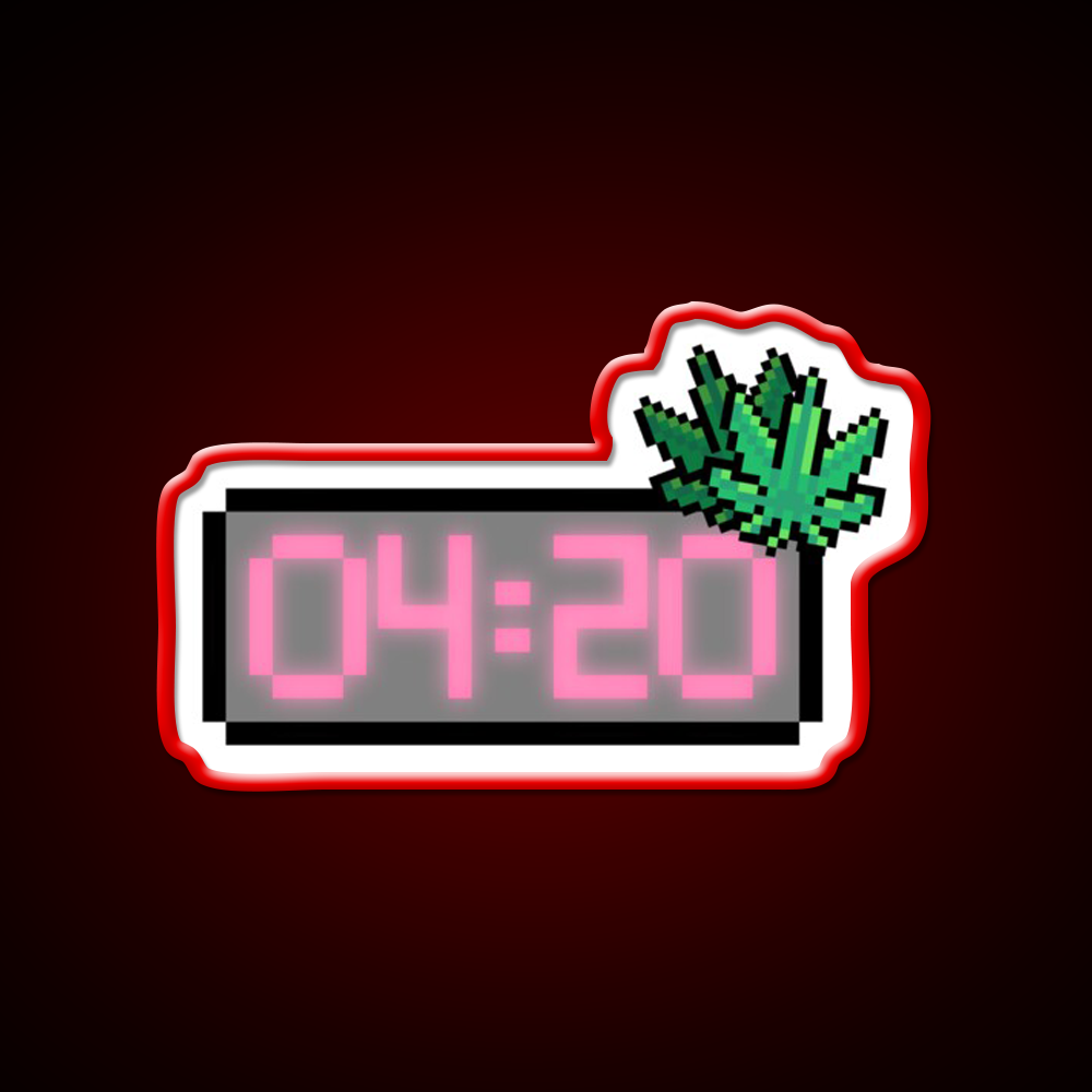 Weed Appointment Hemp Inspired Green Leaf Led Neon Sign Rgb Color - LED neon sign view 10