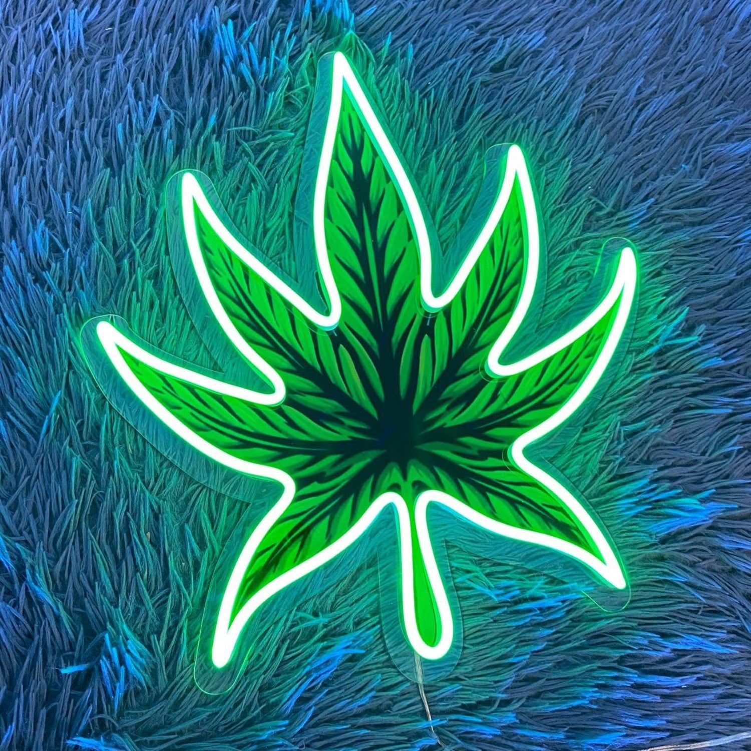 Weed Decal Printed Led Neon Sign Smoking Acrylic Decor | Shineneon