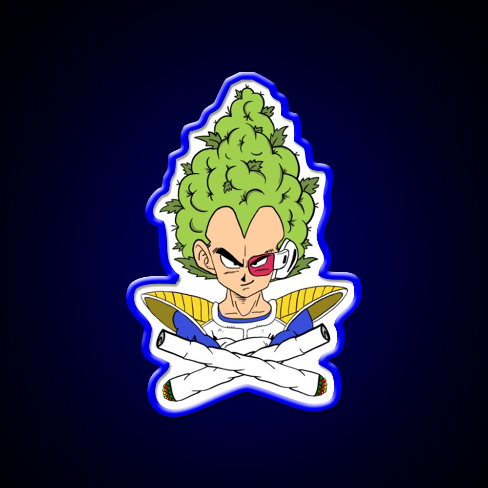 Weed Vegeta Hemp Inspired Green Leaf Led Neon Sign Rgb Color - LED neon sign view 5