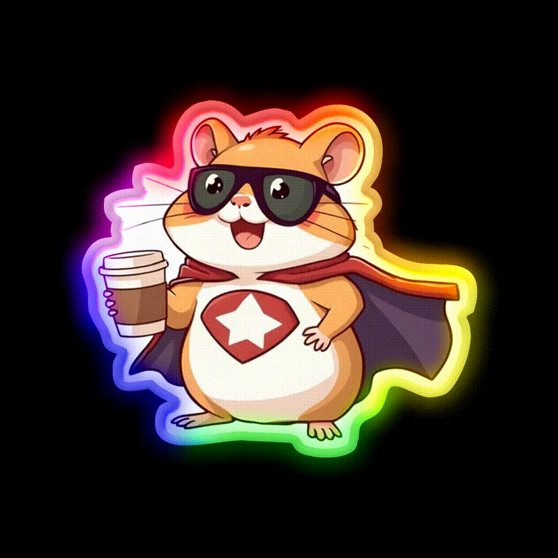 Weekend Warrior Cafe Led Neon Sign Espresso Bar Art Rgb Color