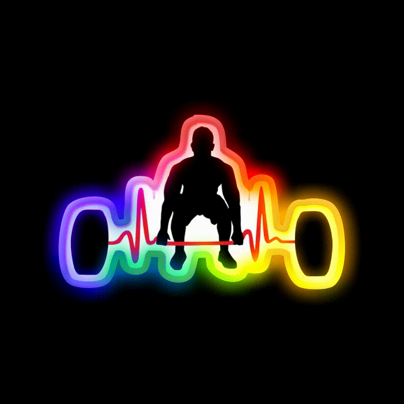 Weightlifting Gym Fitness Led Neon Sign Rgb Color