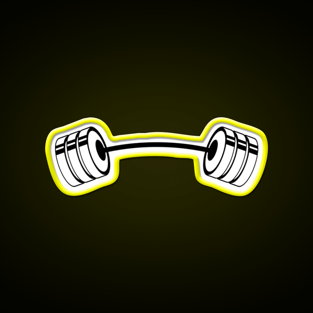 Weights Gym Fitness Led Neon Sign Rgb Color