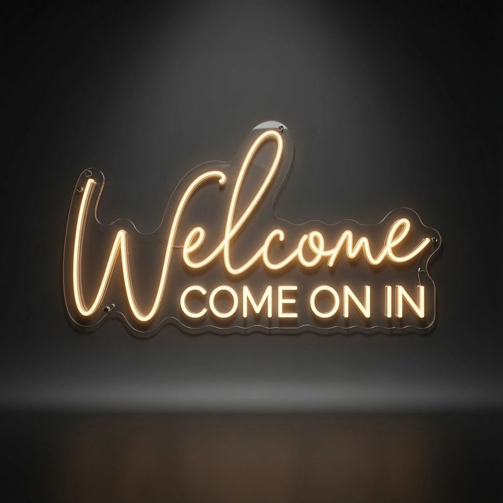 Welcome Business LED Neon Sign - 01 Original Product Image