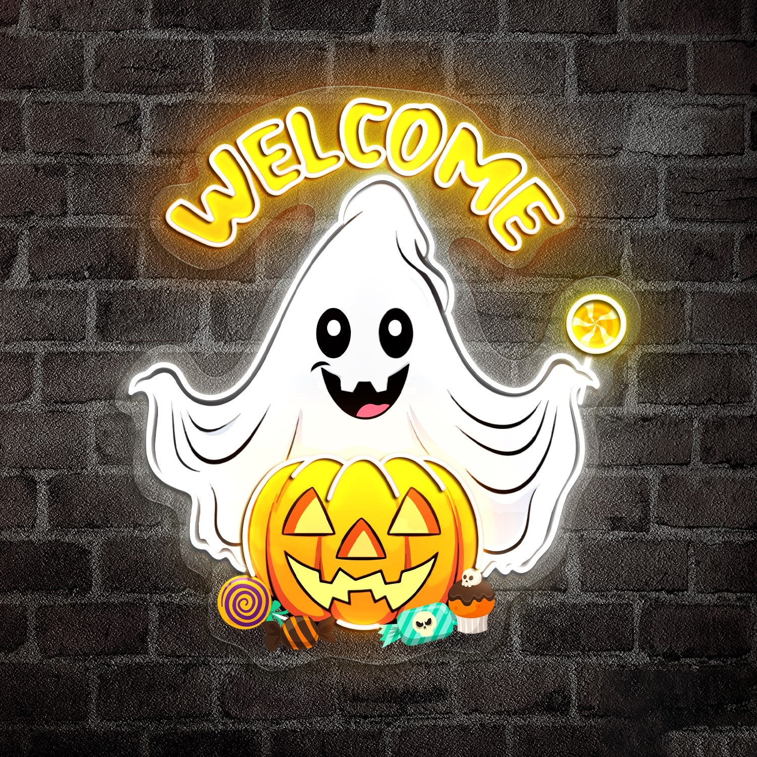 Welcome Halloween Led Neon Signs Decor | Shineneon