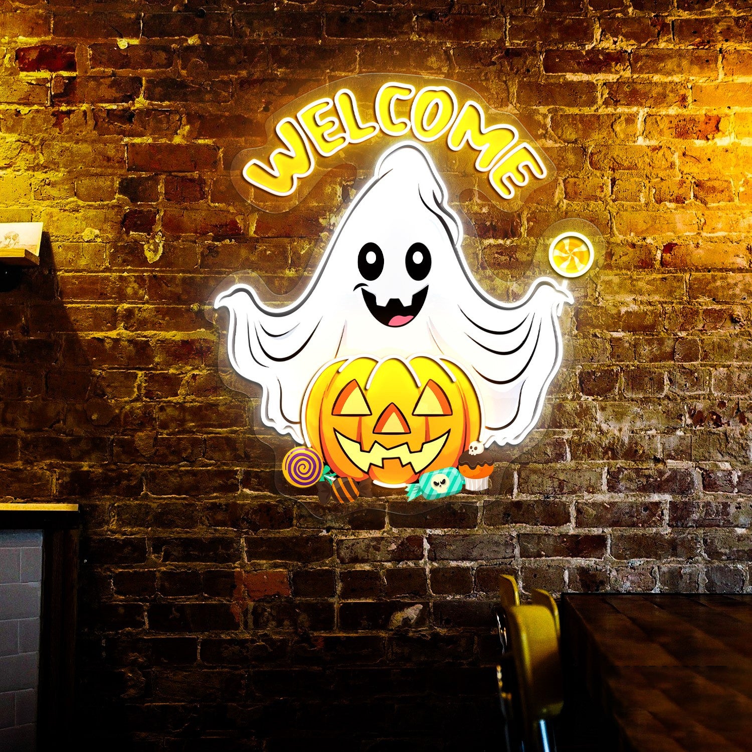 Welcome Halloween Led Neon Signs Decor | Shineneon