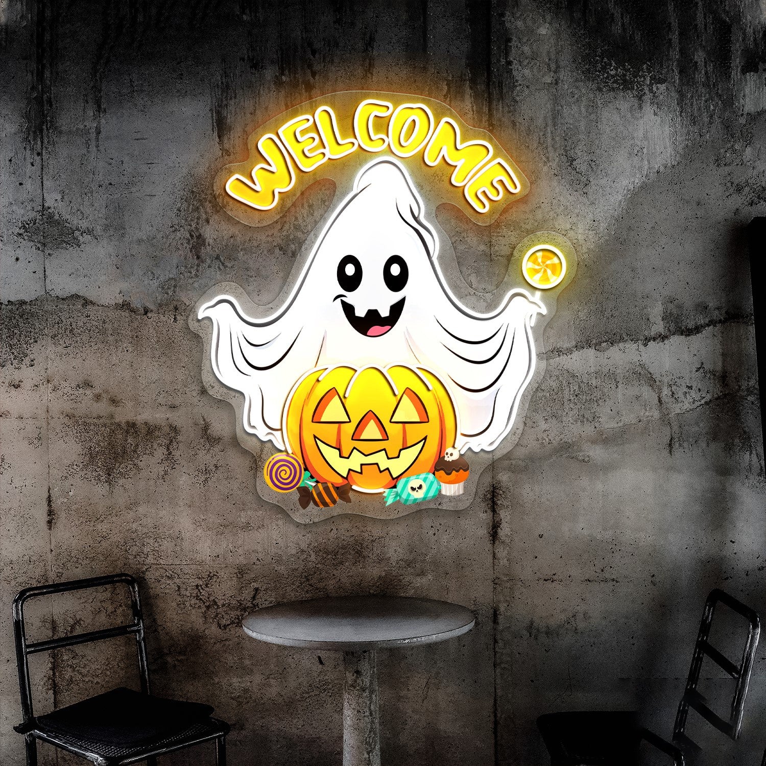 Welcome Halloween Led Neon Signs Decor | Shineneon