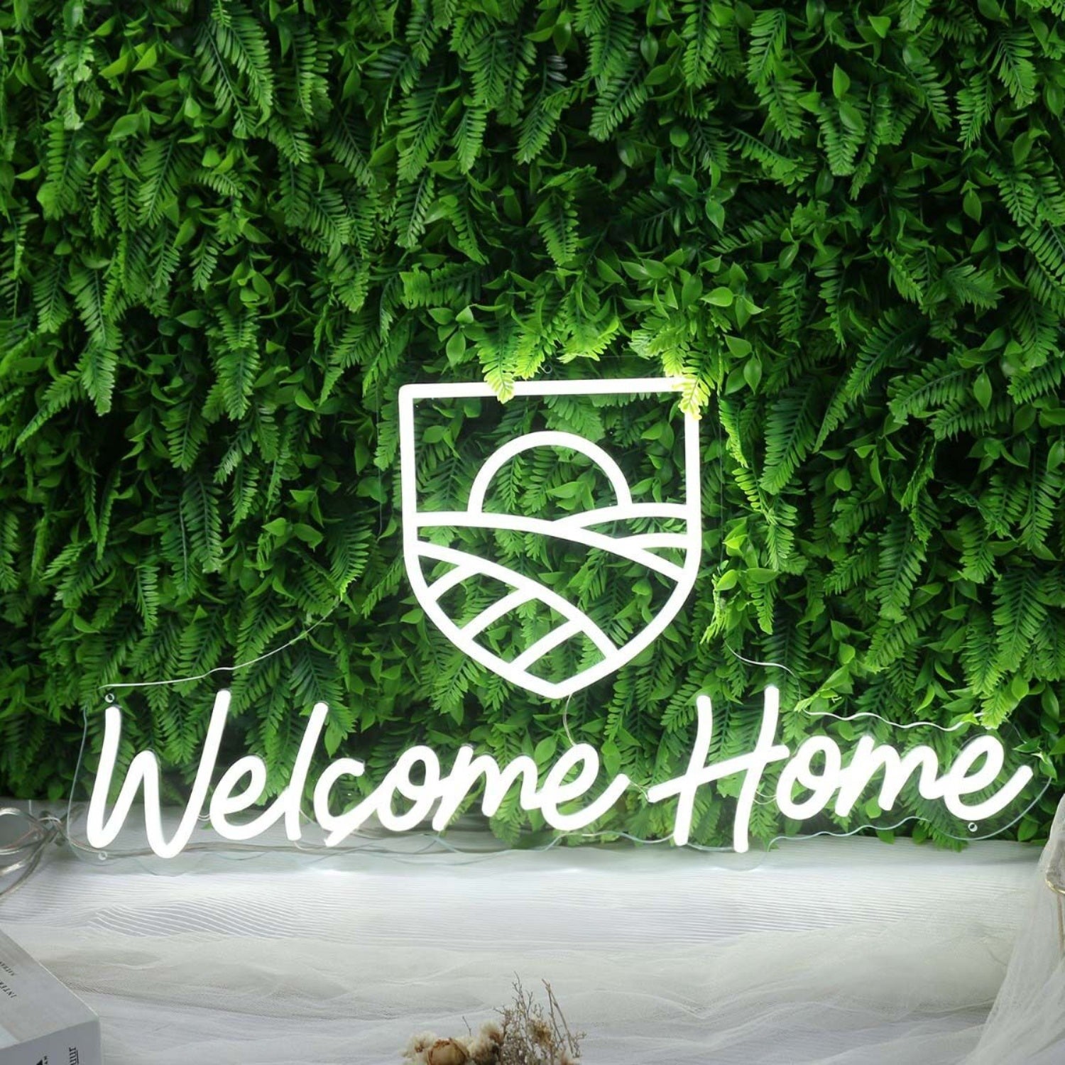 Welcome Home White Led Neon Sign - Shineneon