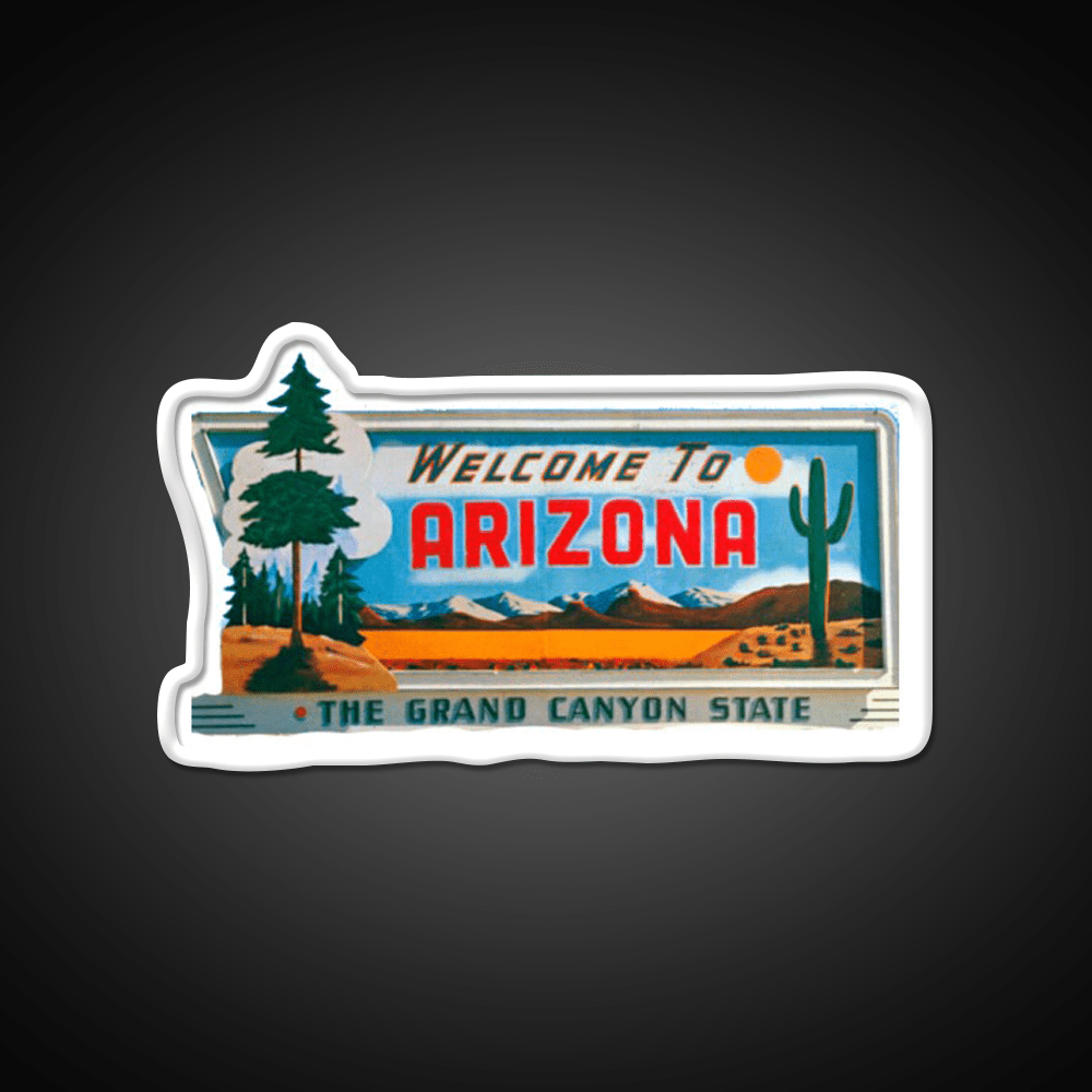 Welcome To Arizona Welcome Led Neon Sign Open Sign Home Art Rgb Color - Shineneon