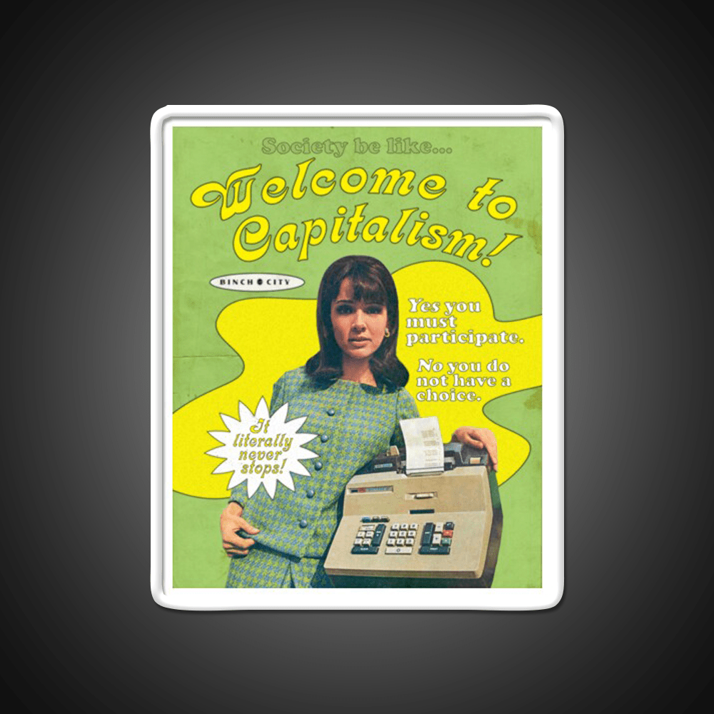 Welcome To Capitalism Welcome Led Neon Sign Open Sign Rgb Color - Shineneon