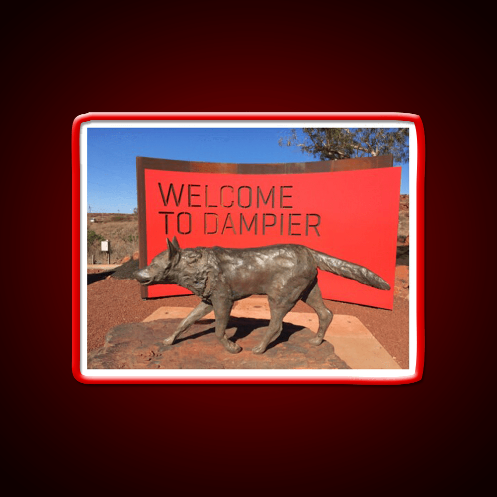 Welcome To Dampier Welcome Led Neon Sign Open Sign Rgb Color - Shineneon