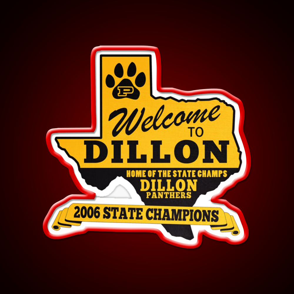 Welcome To Dillon Welcome Led Neon Sign Open Sign Rgb Color - Shineneon