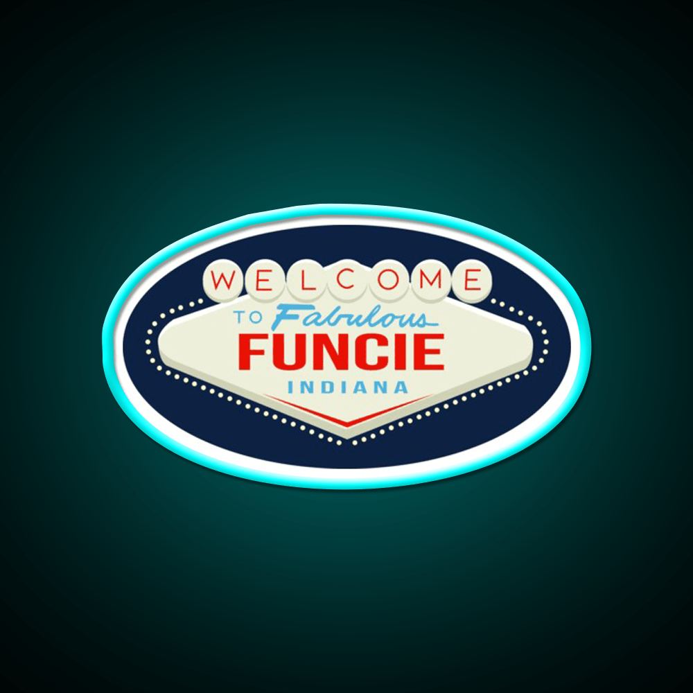 Welcome To Fabulous Funcie Indiana Welcome Led Neon Sign Open Sign Rgb Color - Shineneon
