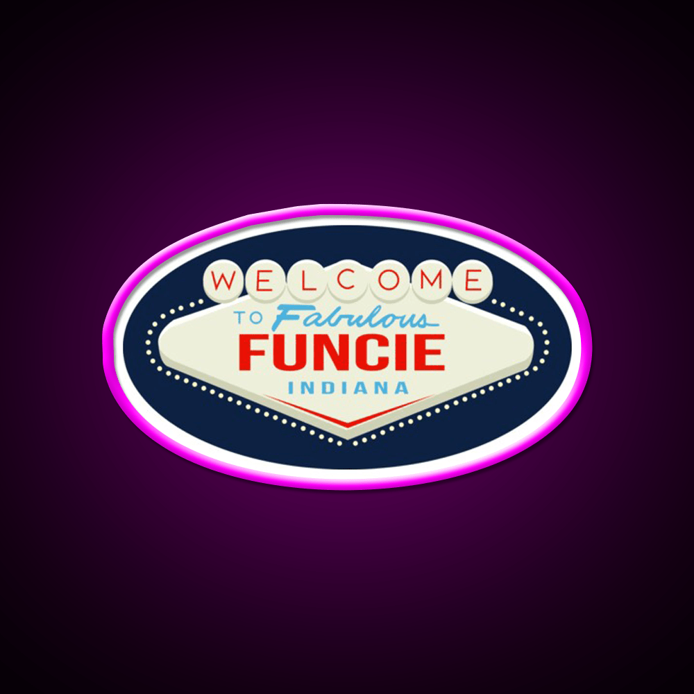 Welcome To Fabulous Funcie Indiana Welcome Led Neon Sign Open Sign Rgb Color - Shineneon